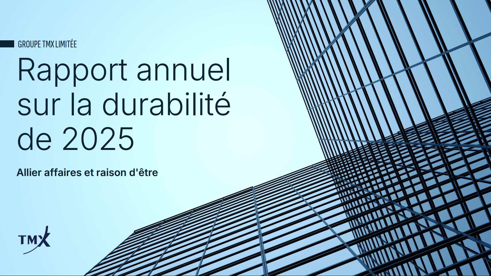 Rapport sur la durabilité de 2025 du Groupe TMX